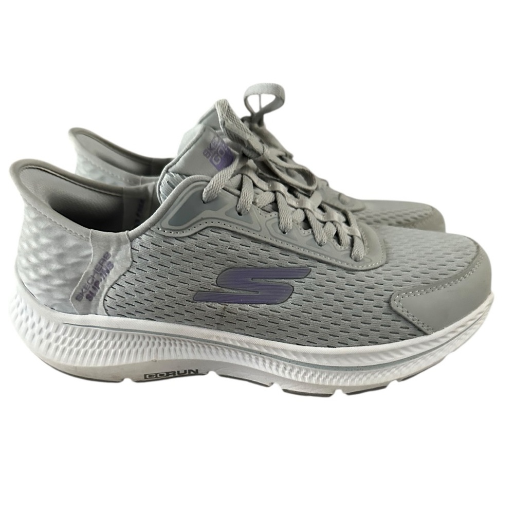 Skechers Slip-in Go Run Women’s Consistent 2.0 Endure Gray & White, Size 6.5.